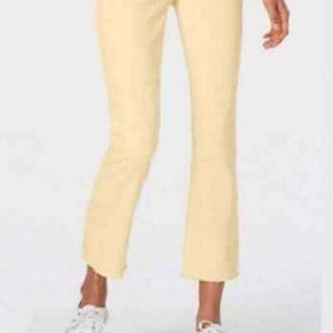 J.Jill Kick Flare Ankle Raw Hem Jeans